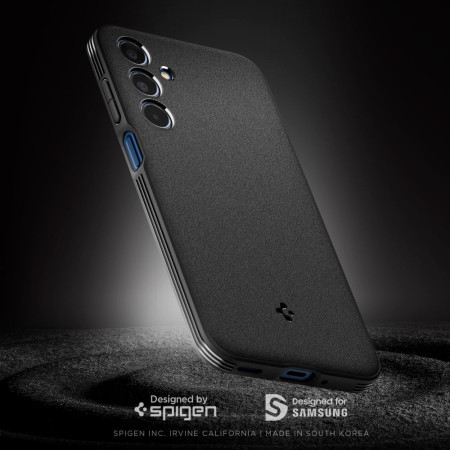 Husa pentru Samsung Galaxy M35 - Spigen Essential Sand Blast - Matte Black