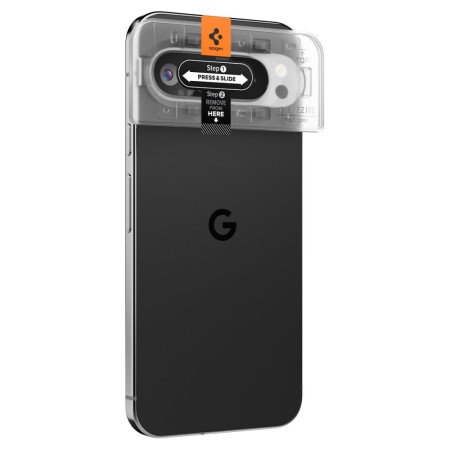 Folie Camera pentru Google Pixel 9 Pro XL (set 2) - Spigen Glas.tR Optik EZ Fit - Clear