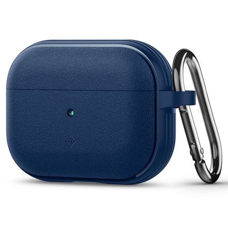 Husa cu Holder Metalic pentru Apple AirPods Pro 1 / 2 Spigen Caseology Vault - Navy Blue