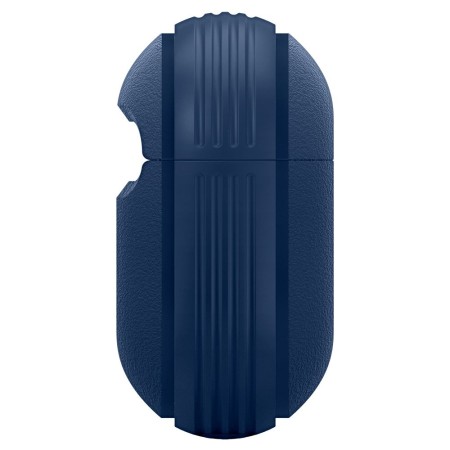 Husa cu Holder Metalic pentru Apple AirPods Pro 1 / 2 Spigen Caseology Vault - Navy Blue