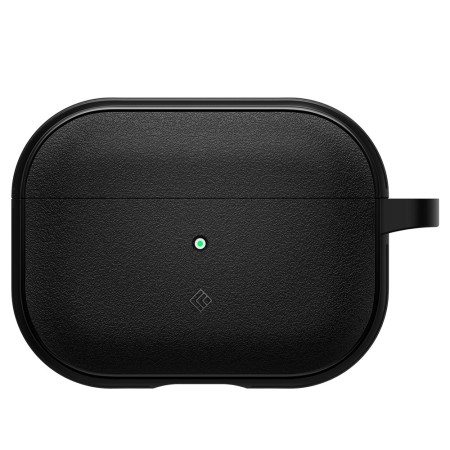 Husa cu Holder Metalic pentru Apple AirPods Pro 1 / 2 Spigen Caseology Vault - Matte Black