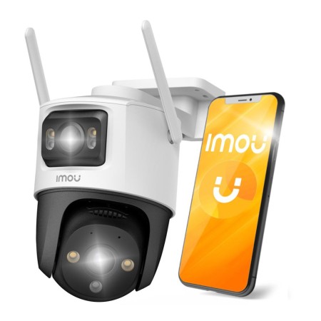 Camera de Supraveghere Wi-Fi, cu Detectare Rapida si Notificari, 6MP - Imou Outdoor Camera Cruiser Dual (IPC-S7XP-6M0WED) - White