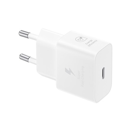 Incarcator pentru Priza Type-C, Fast Charging, 25W - Samsung EP-T2510 (EP-T2510NWEGWW) - White (Blister Packing)