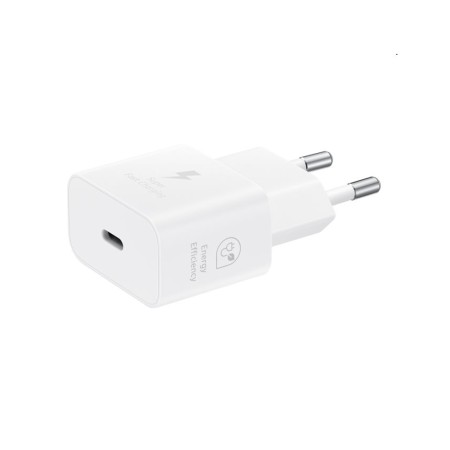 Incarcator pentru Priza Type-C, Fast Charging, 25W - Samsung EP-T2510 (EP-T2510NWEGWW) - White (Blister Packing)