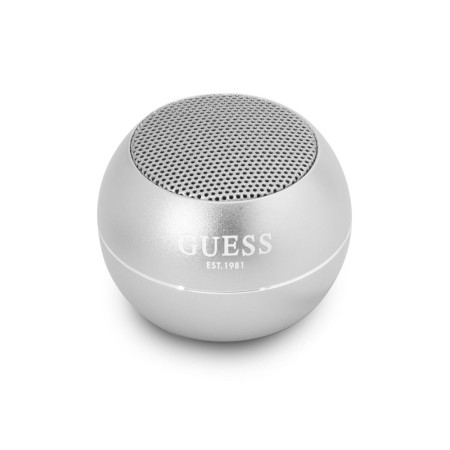 Boxa Portabila Bluetooth 5.0, 3W, 300mAh, 4H - Guess (GUWSALGEG) - Grey