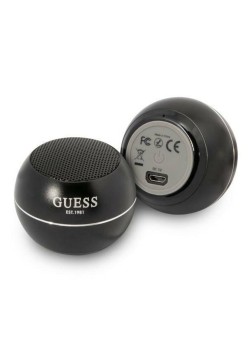 Boxa Portabila Bluetooth 5.0, 3W, 300mAh, 4H - Guess (GUWSALGEK) - Black