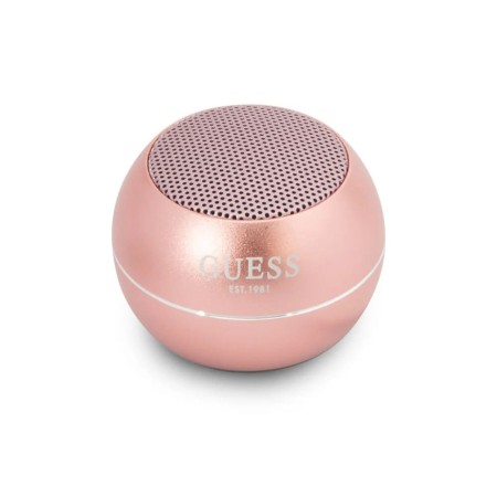 Boxa Portabila Bluetooth 5.0, 3W, 300mAh, 4H - Guess (GUWSALGEP) - Pink