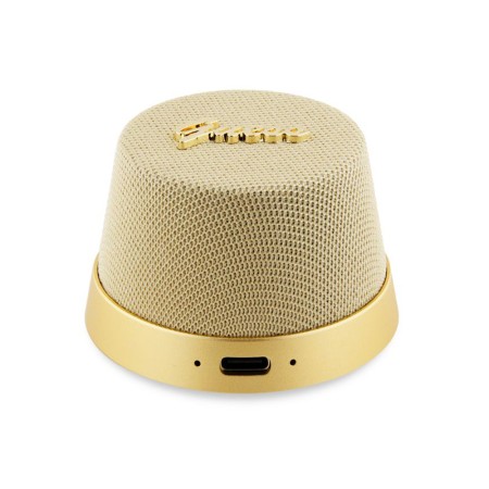 Boxa Portabila TWS, Bluetooth V5.3, 700mAh, 3W - Guess Magnetic Script Metal (GUWSC3ALSMD) - Gold