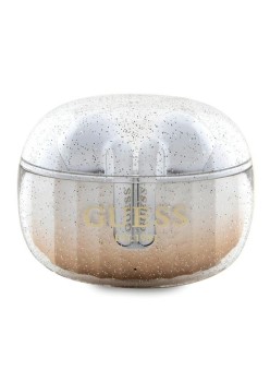 Casti True Wireless, Bluetooth 5.3, IPX4, Type-C - Guess (GUTWSHDGKEED) - Glitter Gold Gradient