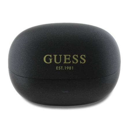 Casti True Wireless Stereo, Bluetooth - Guess Capsule Printed Logo (GUTWST88MCTGK) - Black