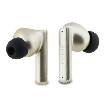 Casti True Wireless Stereo, Bluetooth - Guess Capsule Printed Logo (GUTWST88MCTGD) - Gold