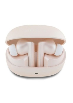 Casti True Wireless Stereo, Bluetooth - Guess Capsule Printed Logo (GUTWST88MCTGP) - Pink