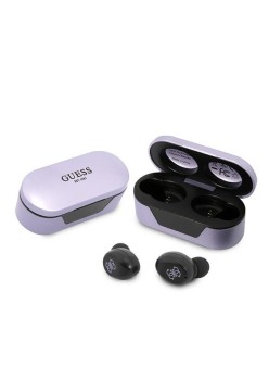 Casti In-ear, Bluetooth 5.0, TWS, IPX4 - Guess (GUTWST31EU) - Purple