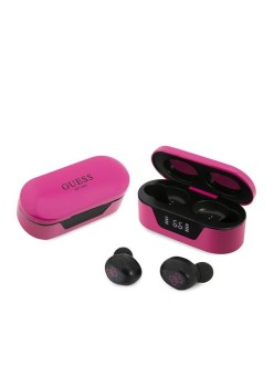 Casti In-ear, Bluetooth 5.0, TWS, IPX4 - Guess (GUTWST31EM) - Magenta