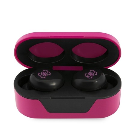 Casti In-ear, Bluetooth 5.0, TWS, IPX4 - Guess (GUTWST31EM) - Magenta