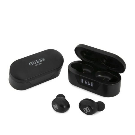 Casti In-ear, Bluetooth 5.0, TWS, IPX4 - Guess (GUTWST31EK) - Black