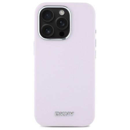 Husa pentru iPhone 16 Pro - DKNY Hardcase Liquid Silicone (DKHMP16LSMCHLP) - Pink