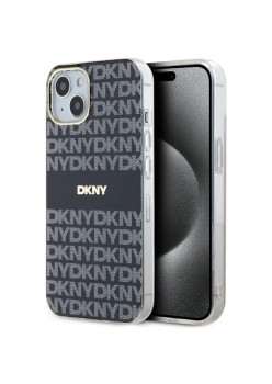 Husa iPhone 15 Plus - DKNY IML Mono and Stripe MagSafe (DKHMP15MHRHSEK) - Black