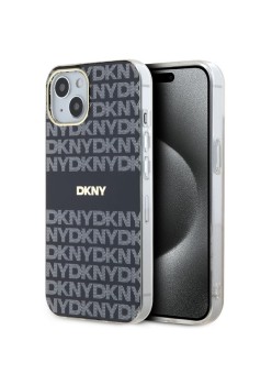 Husa iPhone 15 - DKNY IML Mono and Stripe MagSafe (DKHMP15SHRHSEK) - Black