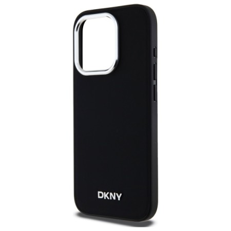 Husa pentru iPhone 15 Pro Max - DKNY Hardcase Plain Logo MagSafe (DKHMP15XPSCMCLK) - Black