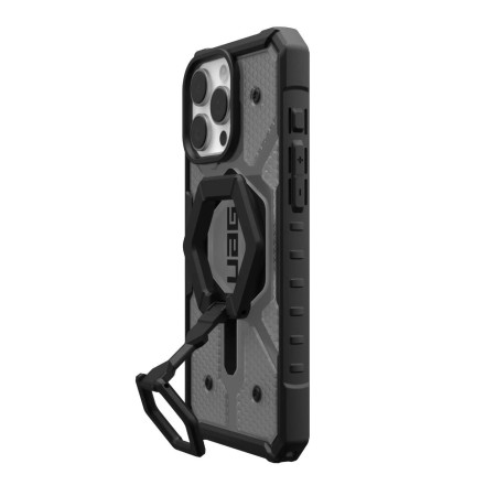 Husa pentru iPhone 16 Pro Max - UAG Pathfinder Clear MagSafe - Ash / Black Stand