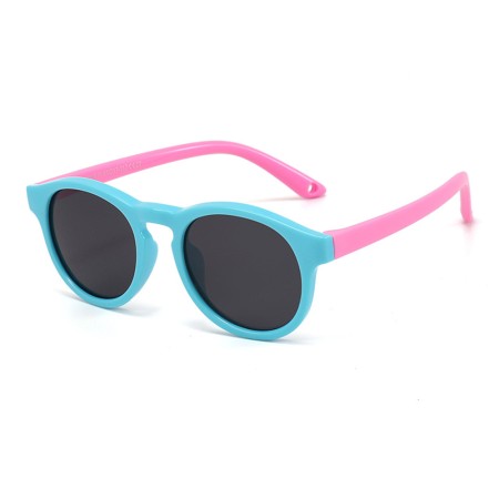 Ochelari pentru Copii Polarizati - Techsuit (8308-C27) - Lake Blue / Pink