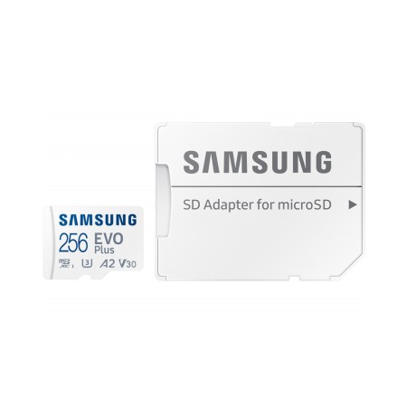 Card de Memorie cu Adaptor, 256GB - Samsung Evo Plus (MB-MC256KA/EU) - White