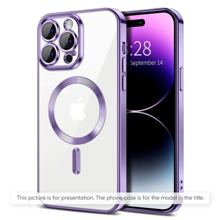 Husa pentru Samsung Galaxy S25 Plus - Techsuit Luxury Crystal MagSafe - Light Purple