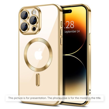 Husa pentru Samsung Galaxy S25 Ultra - Techsuit Luxury Crystal MagSafe - Gold