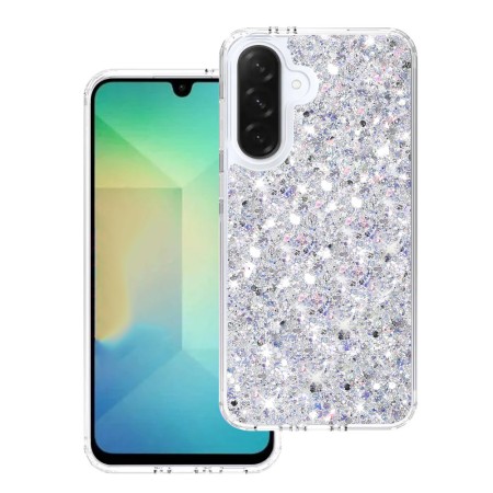 Husa cu Sclipici pentru Samsung Galaxy A26 5G, Glitter, White