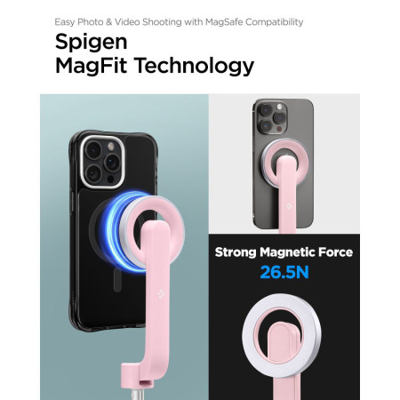 Selfie Stick Compatibil MagSafe, 67cm Spigen, Misty Rose