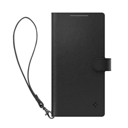 Husa pentru Samsung Galaxy S24 Ultra Spigen Wallet S Plus, Black