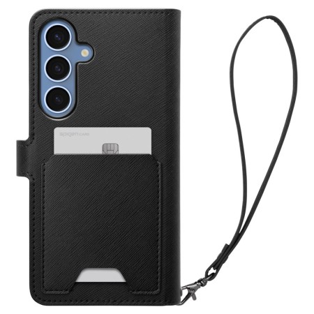 Husa pentru Samsung Galaxy S25 Plus - Spigen Wallet S - Black