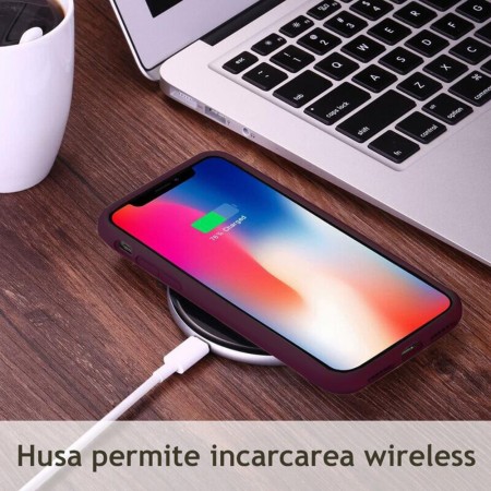 Husa pentru Xiaomi Redmi A3 - Techsuit Soft Edge Silicone - Plum Violet