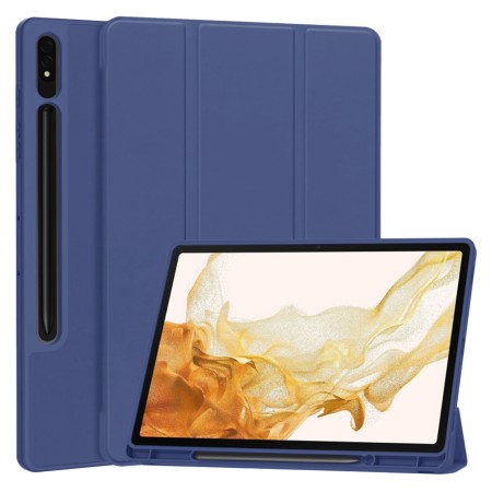 Husa pentru Samsung Galaxy Tab S8 - Techsuit Flex Trifold - Dark Blue