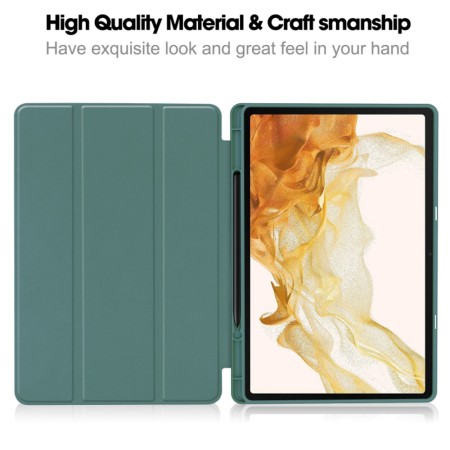 Husa pentru Samsung Galaxy Tab S8 - Techsuit Flex Trifold - Green