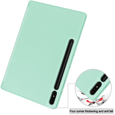 Husa pentru Samsung Galaxy Tab S8 - Techsuit Flex Trifold - Matcha Green