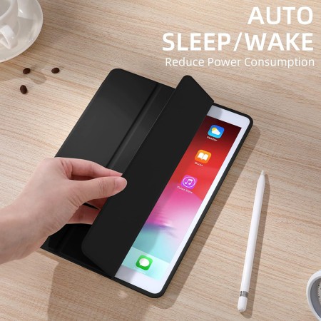 Husa pentru iPad 10.2 (2019 / 2020 / 2021) - Techsuit Flex Trifold - Black