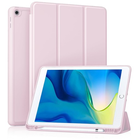 Husa pentru iPad 10.2 (2019 / 2020 / 2021) - Techsuit Flex Trifold - Pink