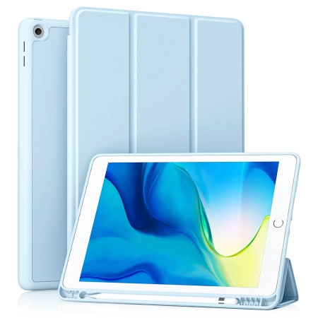 Husa pentru iPad 10.2 (2019 / 2020 / 2021) - Techsuit Flex Trifold - Sky Blue