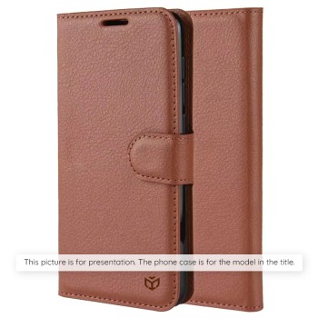 Husa pentru Honor X6a - Techsuit Leather Folio - Brown