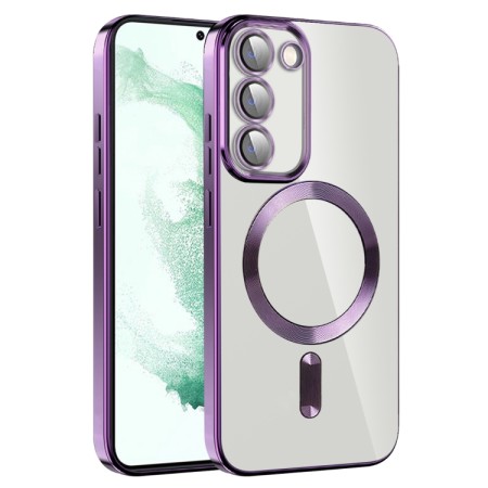 Husa pentru Samsung Galaxy S21 5G - Techsuit Luxury Crystal MagSafe - Light Purple