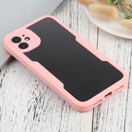 Husa pentru iPhone 11 + Folie - Techsuit ColorVerse 360 Series - Pink