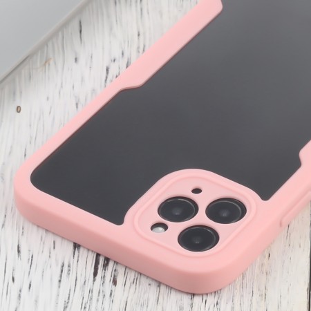 Husa pentru iPhone 11 Pro + Folie - Techsuit ColorVerse 360 Series - Pink