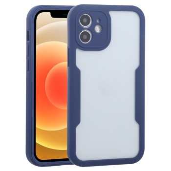 Husa pentru iPhone 12 + Folie - Techsuit ColorVerse 360 Series - Blue