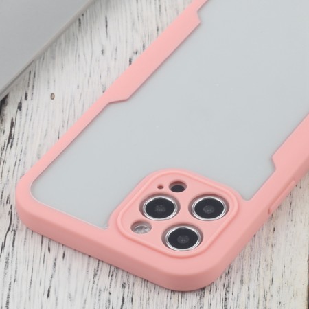 Husa pentru iPhone 12 Pro + Folie - Techsuit ColorVerse 360 Series - Pink