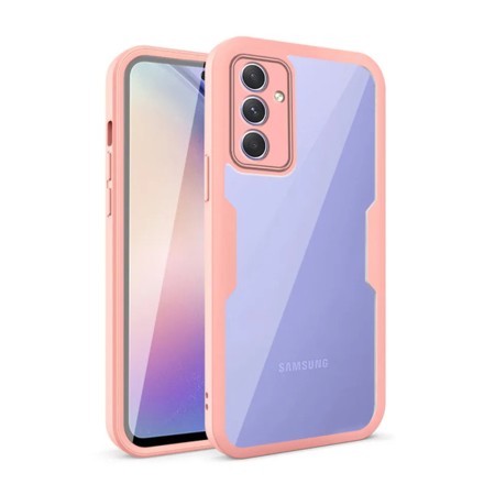 Husa pentru Samsung Galaxy A54 + Folie - Techsuit ColorVerse 360 Series - Pink