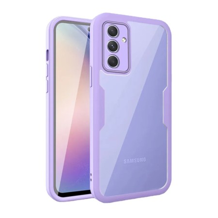 Husa pentru Samsung Galaxy A54 + Folie - Techsuit ColorVerse 360 Series - Purple