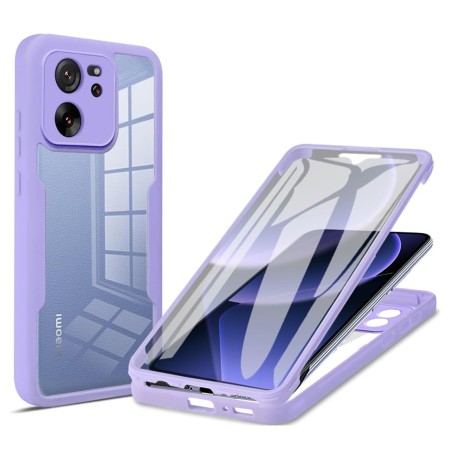 Husa pentru Xiaomi 13T / 13T Pro + Folie - Techsuit ColorVerse 360 Series - Purple