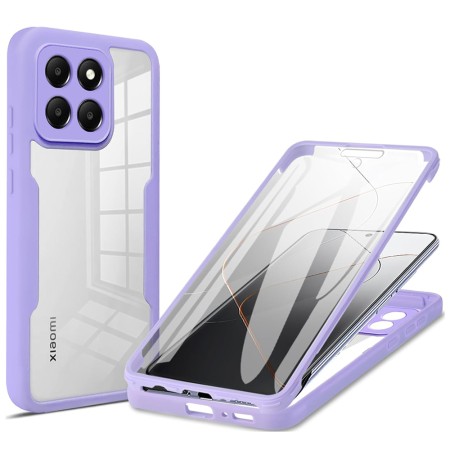 Husa pentru Xiaomi 14 + Folie - Techsuit ColorVerse 360 Series - Purple